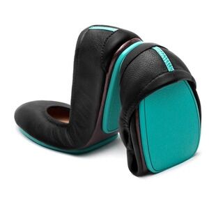 Tieks by Gavrieli Ballet Flats Black Leather Comfort Shoes Women's Size 7